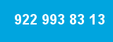 922 993 83 13 922 993 83 13
